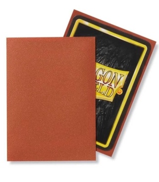 Koszulki na karty Dragon Shield - Copper 100 Standard Matte