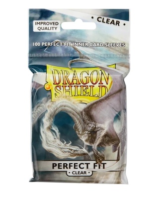 Koszulki na karty Dragon Shield - Clear Toploading Perfect Fit 100