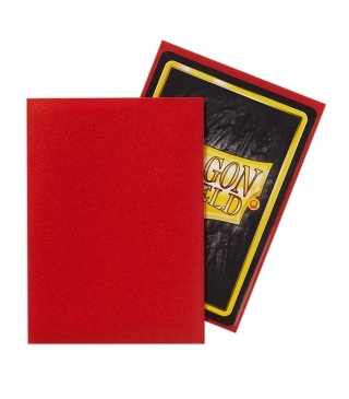 Koszulki na karty Dragon Shield - Crimson 100 Standard Matte