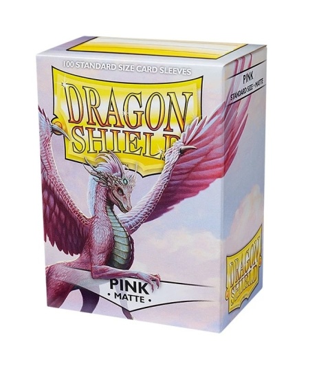 Dragon Shield - Pink 100 Standard Matte