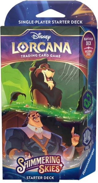 Disney Lorcana TCG: Shimmering Skies - Starter Deck: Emerald & Steel
