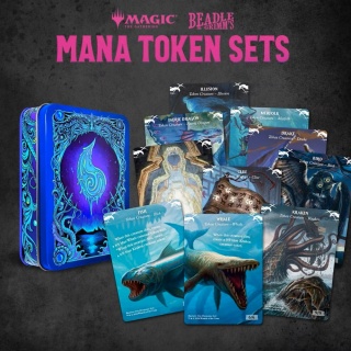 Magic: The Gathering - Blue Mana - Dice and Token Set