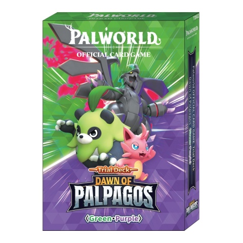 Palworld Card Game: Dawn of Palpagos - Trial Deck Green-Purple