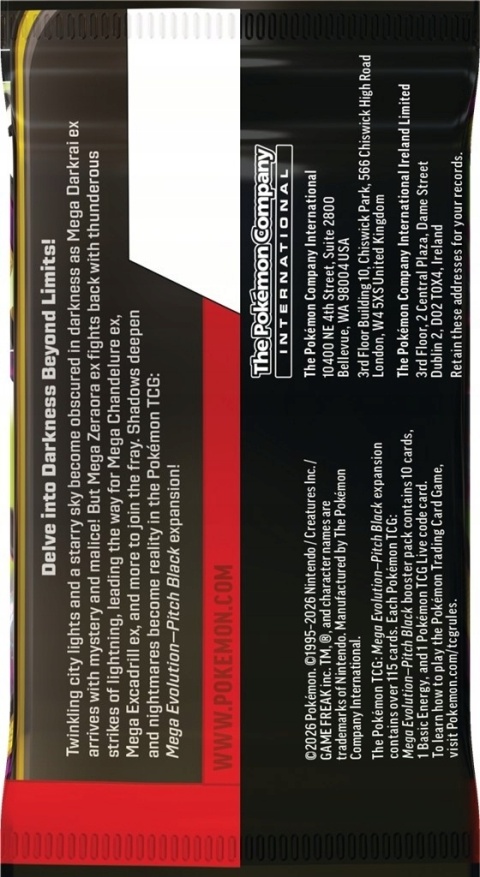 Pokémon TCG: Mega Evolution - Pitch Black - Booster